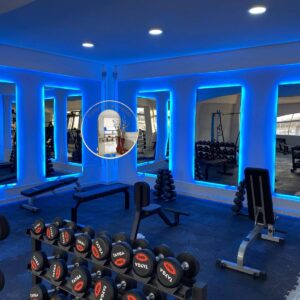 Espejo Luz Led Morado